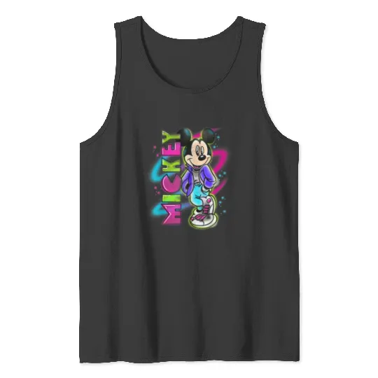 Disneyss Mickey Mouse Airbrush Tank Tops