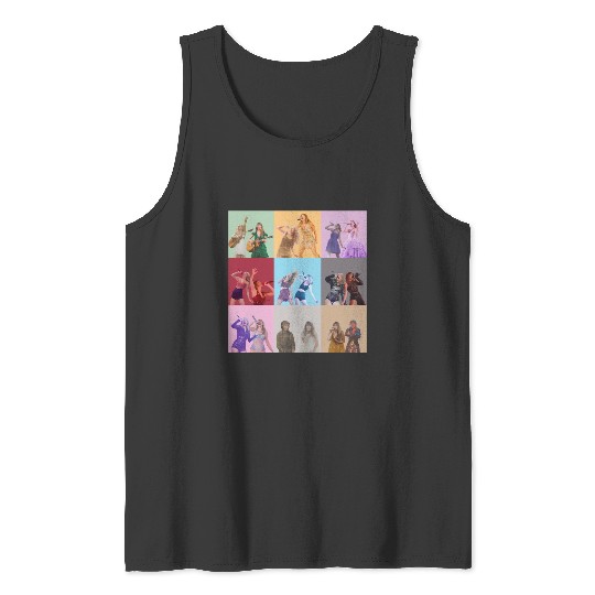 Discover The Era x The Eras Tour Collage (version 2) Sticker: Taylor Shirt, Taylor Beautiful, Taylor Lyrics GIFT S-5XL Tank Tops