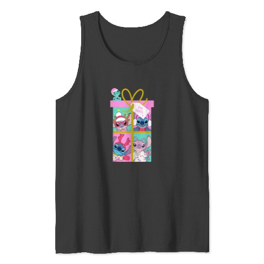 Disneyss Lilo Stitch Christmas Angel Stitch Gift For Santa Tank Tops