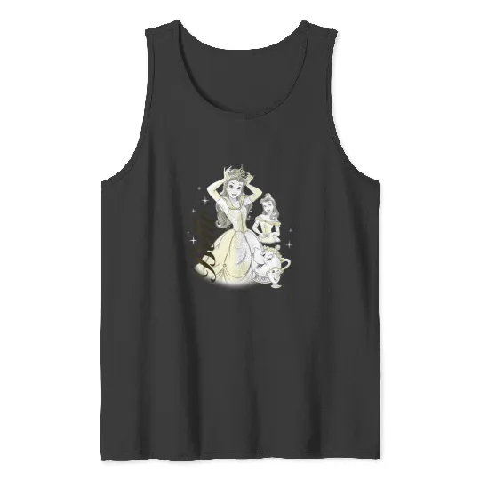 Disney Princess - Belle Collage Tank Tops