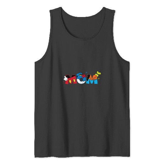 Discover Disney Mickey Mouse and Friends Mom Mother’s Day Birthday Tank Tops