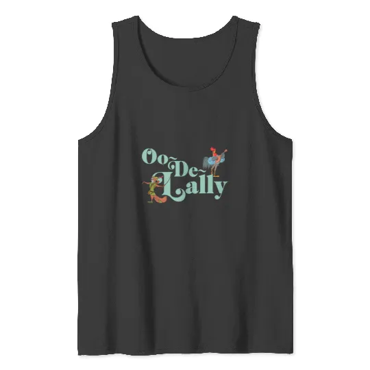 Disney Robin Hood Oo-De-Lally Iconic Quote Chest Text Logo Tank Tops