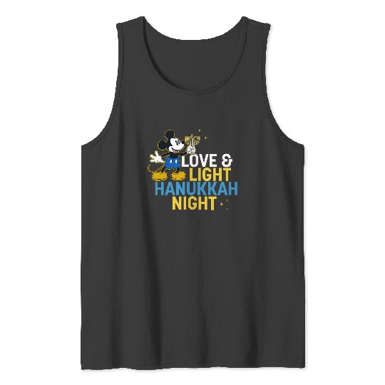 Discover Disney Mickey Mouse Love & Light Happy Hanukkah Tank Tops