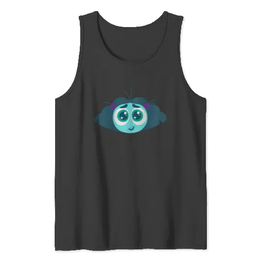 Disneyss Pixars Inside Oust 2 Envy Big Head Logo Tank Tops
