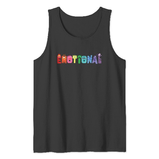 Disneyss And Pixarss Inside Out 2 Emotions Feeling Emotional Tank Tops