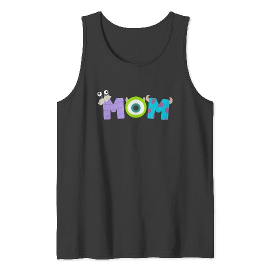 Disneyss And Pixarss Monsters Inc Mom Mothers Day Birthday Tank Tops
