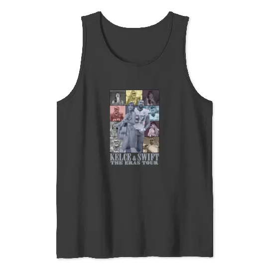 Discover Kelce & Tylor Swift the eras tour Tank Tops