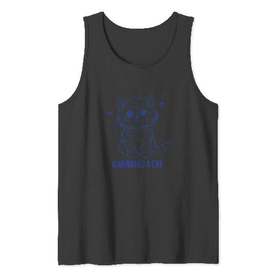 Discover The eras tour parody - Karma is a cat Tank Tops
