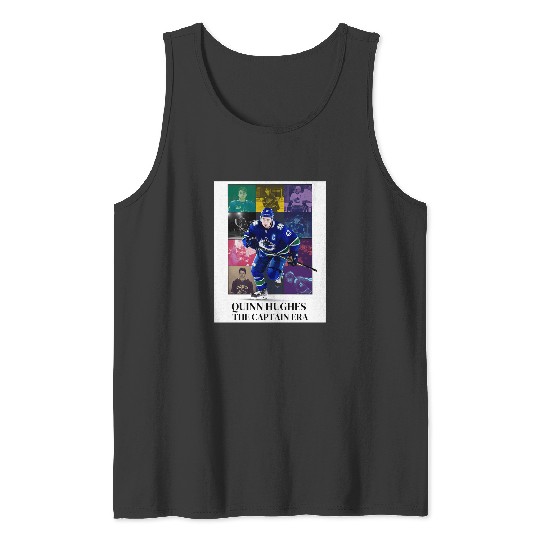 Quinn Hughes Eras Tour Vancouver Canucks Bigger Print Tank Tops