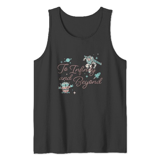 Womens Disney Pixar Toy Story To Infinity And Beyond Toy Icons V-Neck Tank Tops