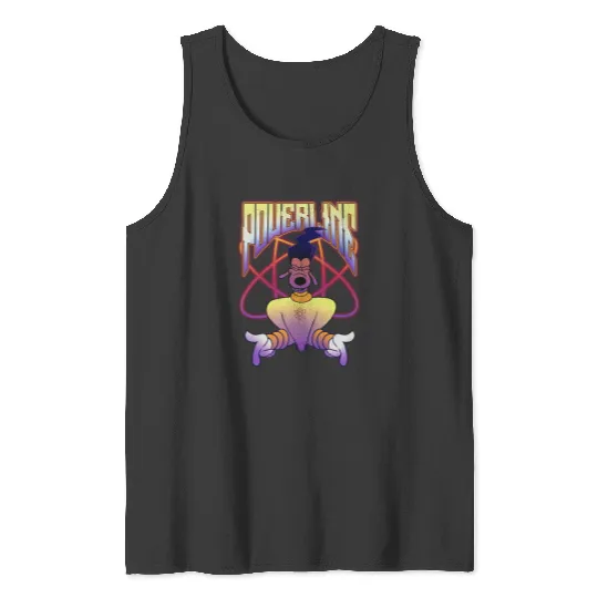 Disney A Goofy Movie Powerline Logo Portrait Sweatshirt Tank Tops