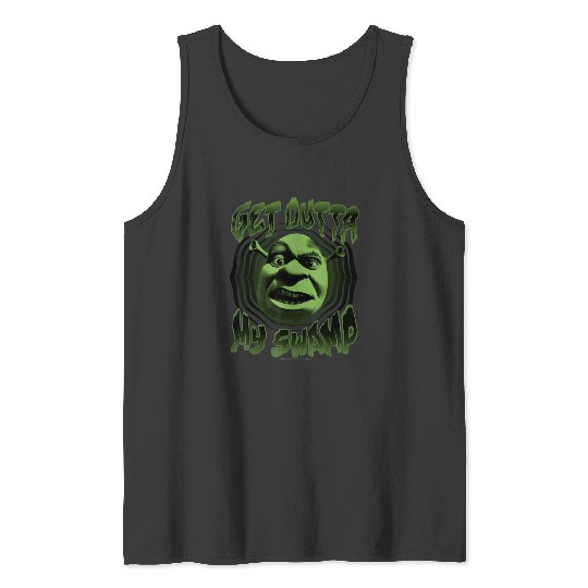 Shrek Get Outta My Swamp  2: Shrek Same Swamp Forever , Shrek Shirt, Disney Fiona Princess , Shrek,Shrek Tank Tops