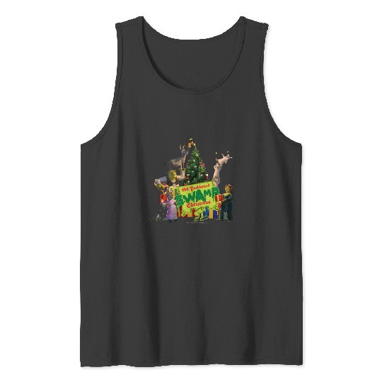 Discover Shrek Old Fashioned Swamp Christmas Portrait  : Shrek Same Swamp Forever , Shrek Shirt, Disney Fiona Princess , Shrek,Shrek Tank Tops
