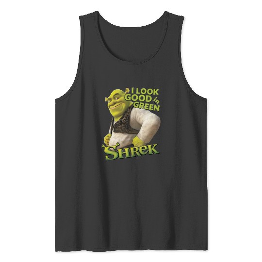I Look Good In Green Shrek  : Shrek Same Swamp Forever , Shrek Shirt, Disney Fiona Princess , Shrek,Shrek Tank Tops