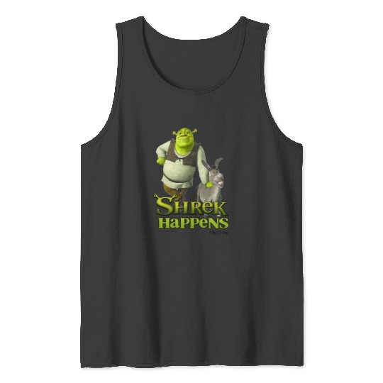 Shrek Happens  1: Shrek Same Swamp Forever , Shrek Shirt, Disney Fiona Princess , Shrek,Shrek Tank Tops