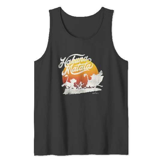 Disneyss The Lion King Hakuna Matata Sunset March Tank Tops