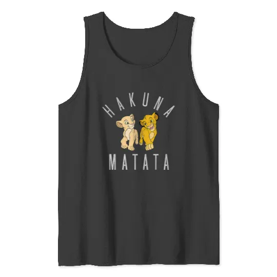 Disneyss Lion King Simba Nala Hakuna Matata Graphic Tank Tops