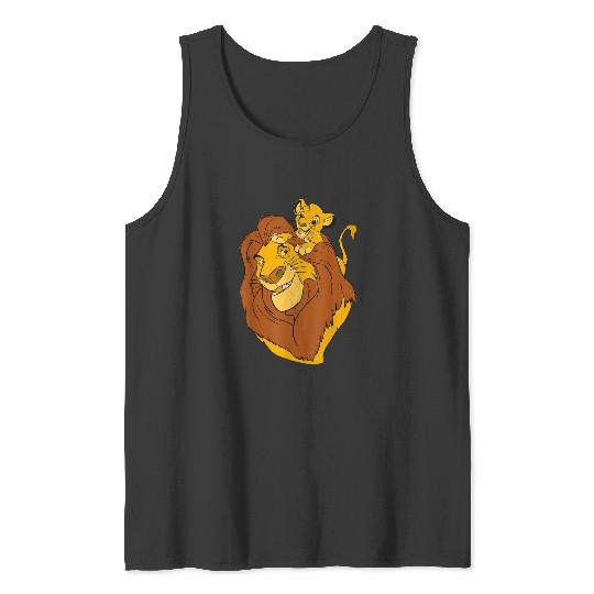 Disneyss The Lion King Simba And Mufasa Father And Son Tank Tops