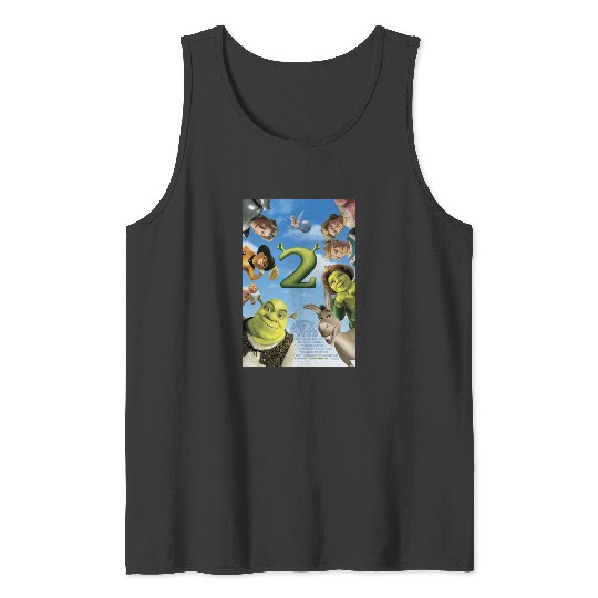 Shrek 2 - Now on DVD  : Shrek Same Swamp Forever , Shrek Shirt, Disney Fiona Princess , Shrek,Shrek Tank Tops