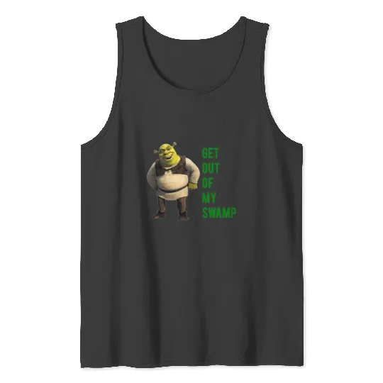 Get out of my swamp  4: Shrek Same Swamp Forever , Shrek Shirt, Disney Fiona Princess , Shrek,Shrek Tank Tops