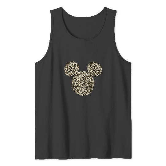 Discover Disney Mickey And Friends Cheetah Print Mickey Ears Tank Top Tank Tops