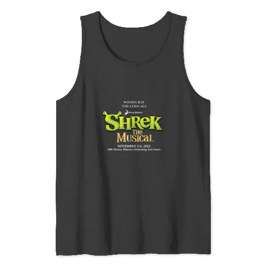 WRT Shrek The Musical  : Shrek Same Swamp Forever , Shrek Shirt, Disney Fiona Princess , Shrek,Shrek Tank Tops