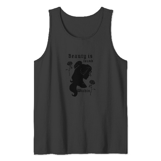 Disney Beauty The Beast Belle Found Within Graphic Tank Tops