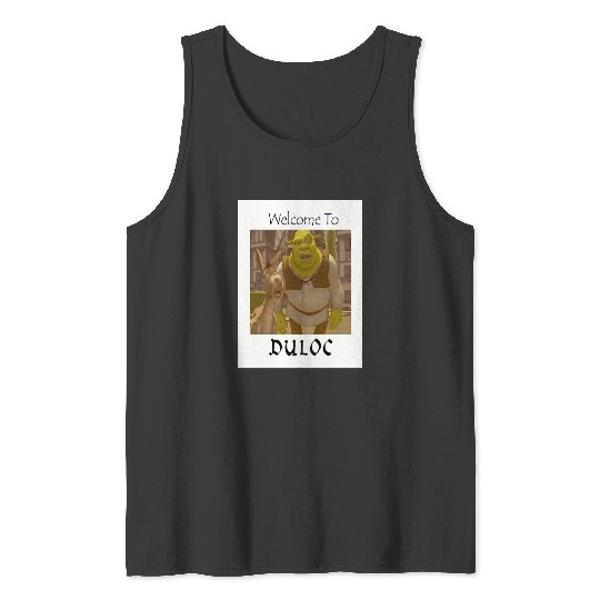 Shrek- Welcome To Duloc  1: Shrek Same Swamp Forever , Shrek Shirt, Disney Fiona Princess , Shrek,Shrek Tank Tops