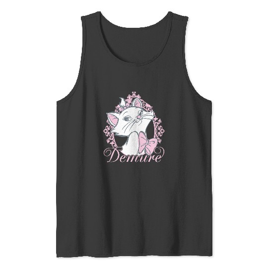 Disney The Aristocats Cute Marie Demure Sketch Chest Frame Tank Tops