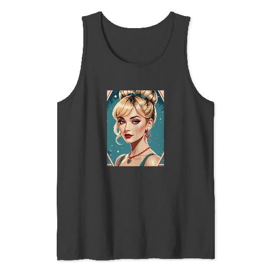 Discover Beautiful Young Woman  : Vintage Taylor The Eras Tour , The Eras Tour Taylor Version, THE ERAS TOUR , Taylor Tank Tops