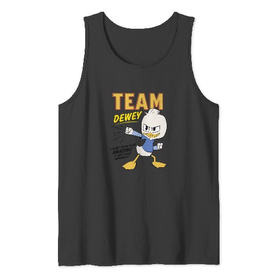 Disney DuckTales Team Dewey Im Not Trying To Be Amazing Tank Tops
