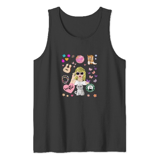 Discover The Eras Tour Cute Collage taylor version Tank Tops