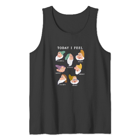 Disneyss Snow White And The Seven Dwarfs Expressions Today Tank Tops