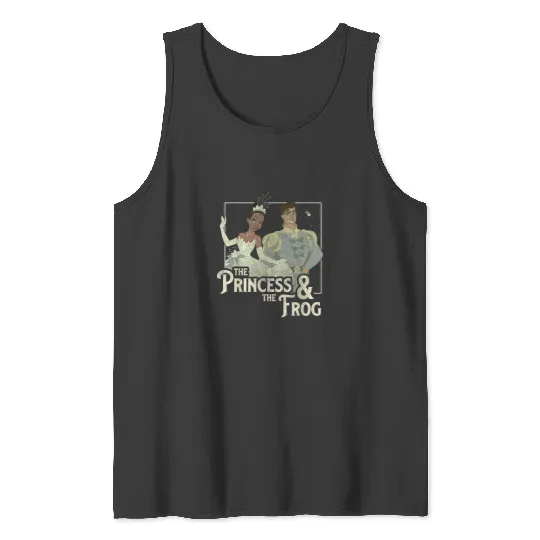 Disney The Princess The Frog Tiana Naveen Portra Tank Tops