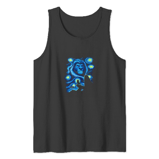 Disney The Lion King Mufasa Starry Night Pride R Tank Tops