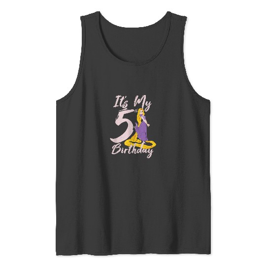Disney Tangled Rapunzel Its My Fifth Birthday Tank Tops