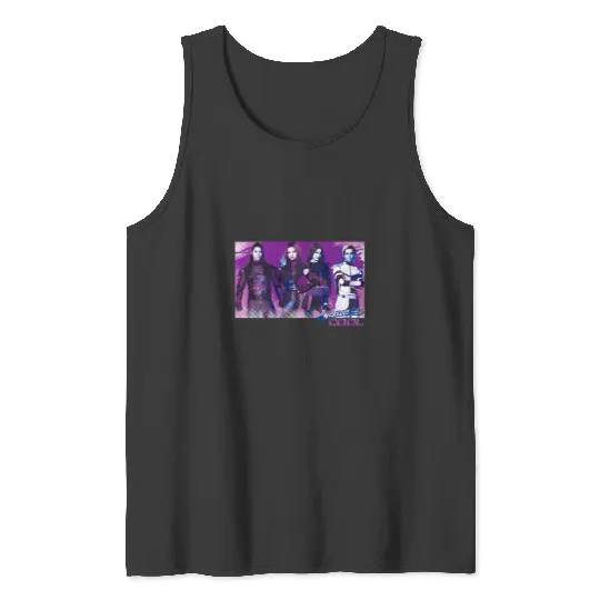 disney descendants 3 carlos mal jay evie wickedly cool premium Tank Tops