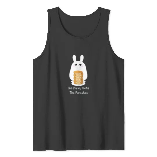 Disney Shirt, Disney Sweatshirt, Wreck It Ralph, Ralph breaks the internet, Bunny shirt, pancakes shirt, disney, the bunny gets the pancakes Tank Tops