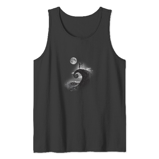 Disney Nightmare Before Christmas Jack And Sally Tank Tops