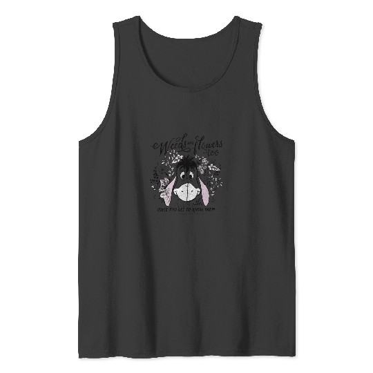 Disney Winnie The Pooh Eeyore Weeds Are Flowers Tank Tops