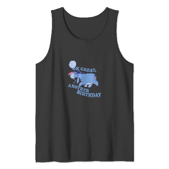 Disney Winnie The Pooh Eeyore Oh Great Another B Tank Tops