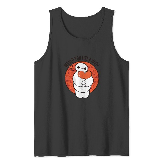 Disney Big Hero 6 Baymax Hug Valentine'S Tank Tops