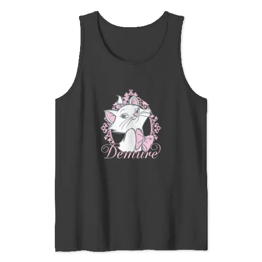 Disney The Aristocats Cute Marie Demure Sketch Chest Frame Tank Tops