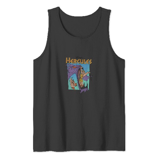 Disney Hercules Hydra Battle Retro Classic Movie Tank Tops