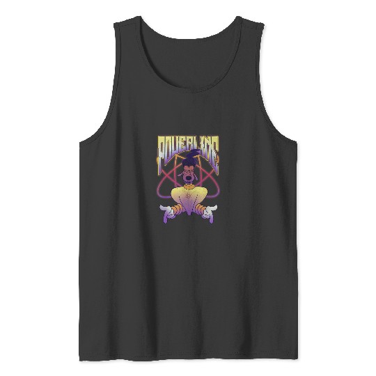 Disney A Goofy Movie Powerline Logo Portrait Sho Tank Tops