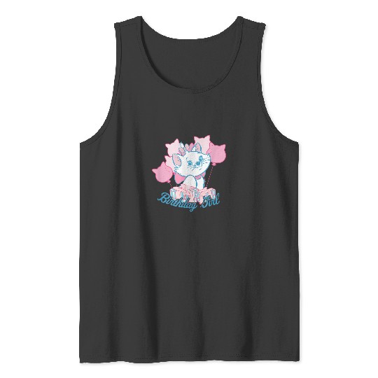 Disney Aristocats Marie Birthday Girl Balloons Tank Tops