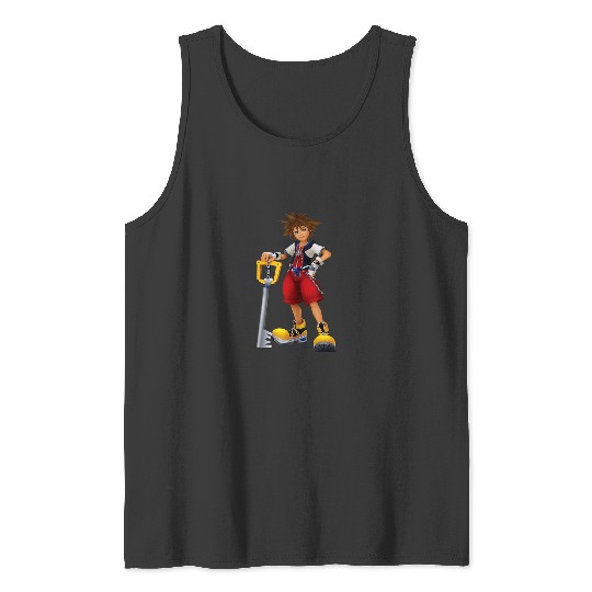 Disney Kingdom Hearts Sora Key Blade TShirt Tank Tops