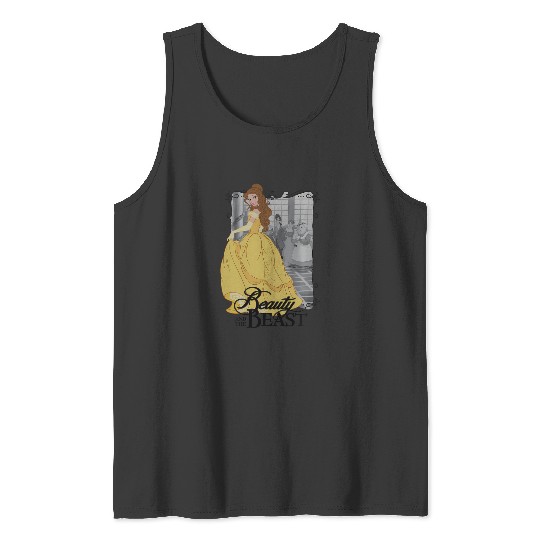 Disney Beauty And The Beast Belle Dancing Portrait Tank Tops