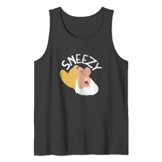 Disneyss Snow White The Seven Dwarfs Sneezy Faces Tank Tops
