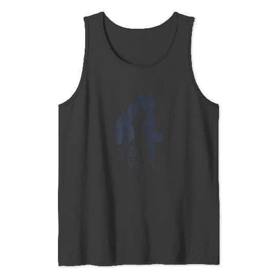 Disney Beauty And The Beast Belle And Beast Silhouette Tank Tops